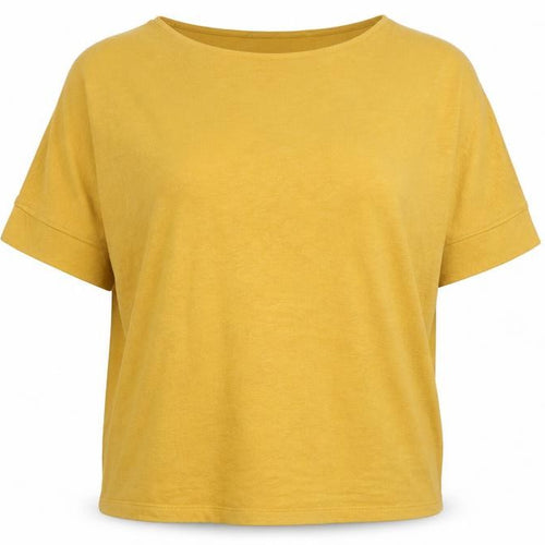 Apricot Women’s Yellow UK 16 Relaxed Jersey Short Sleeve T-Shirt