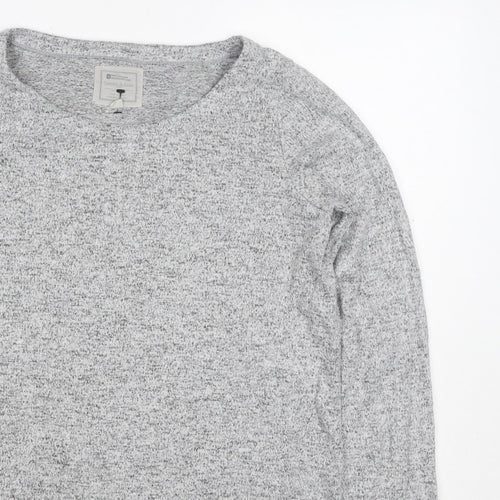 Mountain Warehouse Women’s Grey Marl Knit Pullover Jumper UK 12 Crew Neck