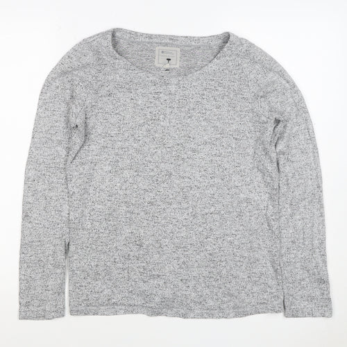 Mountain Warehouse Women’s Grey Marl Knit Pullover Jumper UK 12 Crew Neck