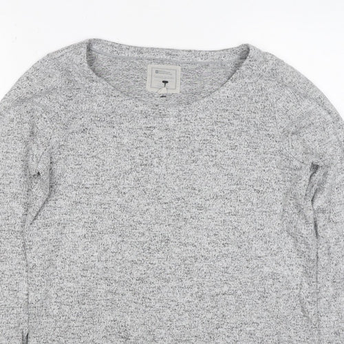 Mountain Warehouse Women’s Grey Marl Knit Pullover Jumper UK 12 Crew Neck