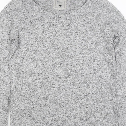 Mountain Warehouse Women’s Grey Marl Knit Pullover Jumper UK 12 Crew Neck