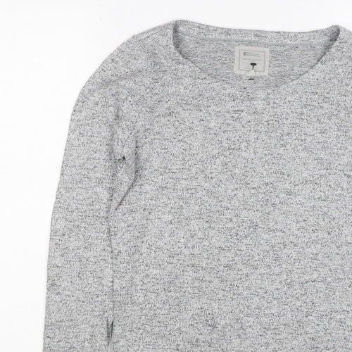 Mountain Warehouse Women’s Grey Marl Knit Pullover Jumper UK 12 Crew Neck