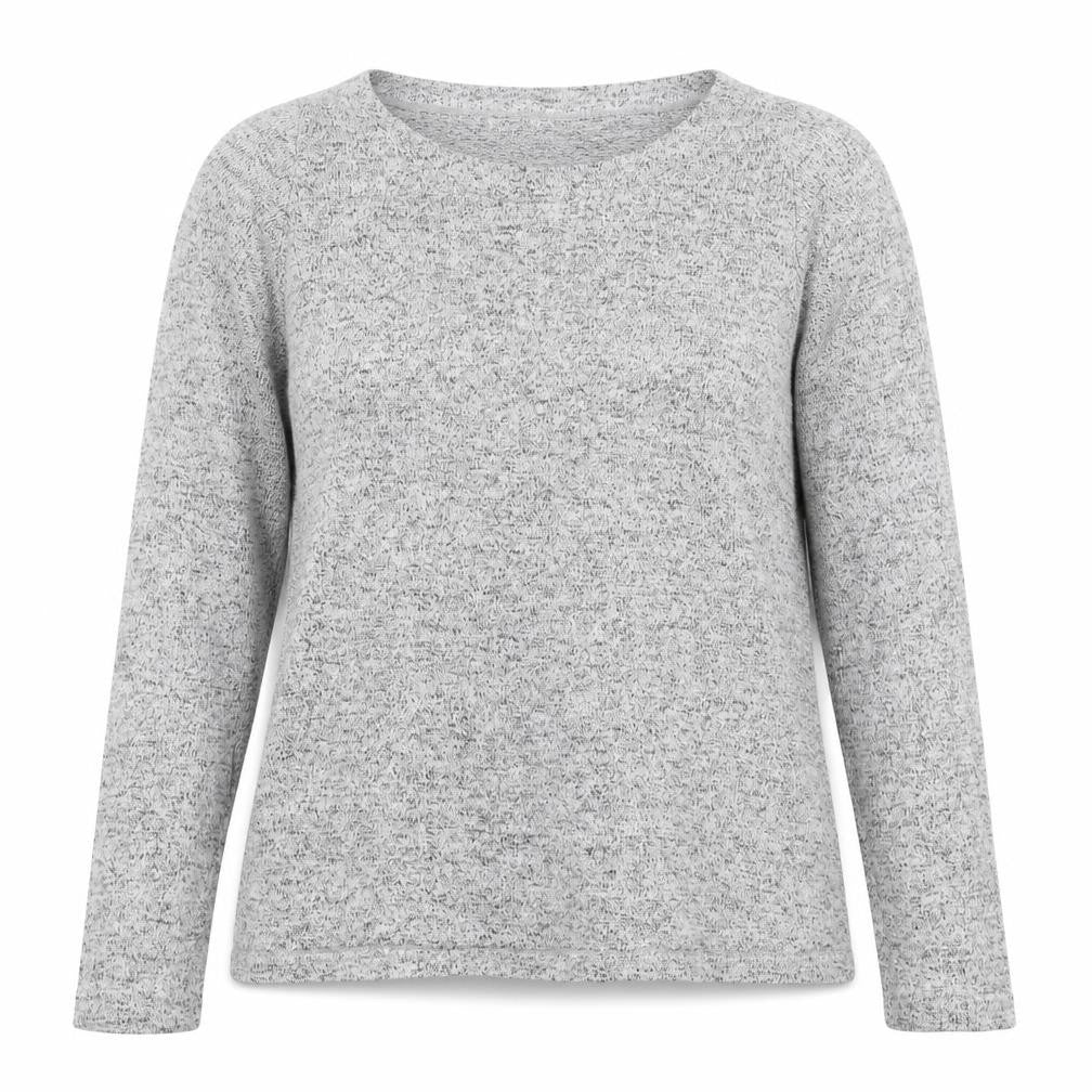 Mountain Warehouse Women’s Grey Marl Knit Pullover Jumper UK 12 Crew Neck