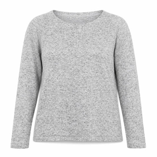 Mountain Warehouse Women’s Grey Marl Knit Pullover Jumper UK 12 Crew Neck