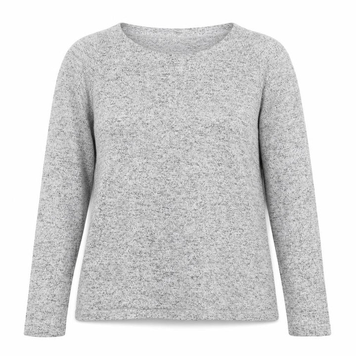 Mountain Warehouse Women’s Grey Marl Knit Pullover Jumper UK 12 Crew Neck
