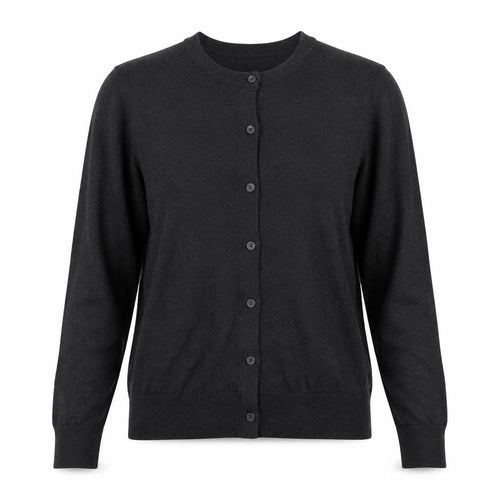 Gap Women’s Black Cotton V-Neck Button Cardigan Size M