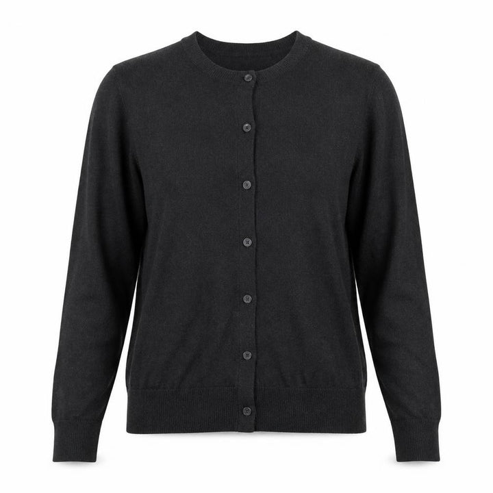 Gap Women’s Black Cotton V-Neck Button Cardigan Size M