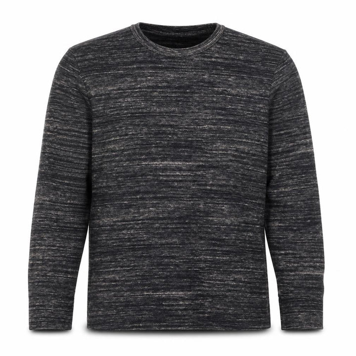 Hollister Men’s Grey Marl Logo Crew Neck Pullover Sweatshirt M
