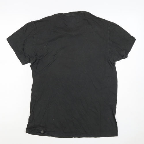 Double RL Ralph Lauren Men's Black M Logo Graphic Print T-Shirt
