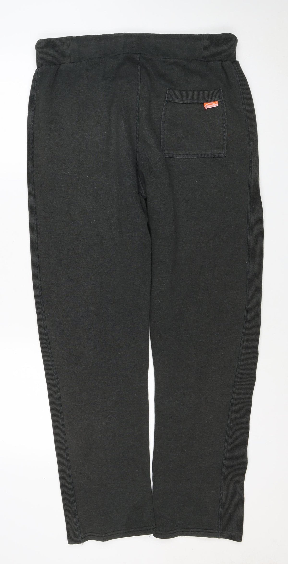 Superdry Men’s Black L Orange Label Slim Fit Fleece Joggers