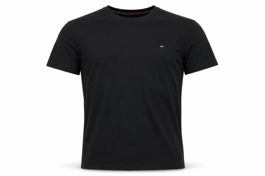 Tommy Jeans Men’s Black XL Regular Fit Logo Crew Neck T-Shirt