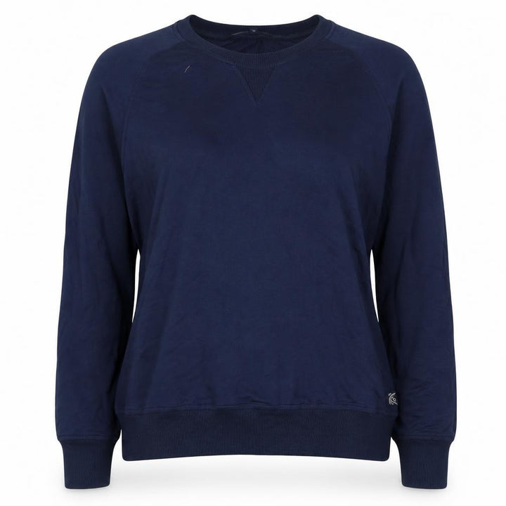 Crew Clothing Company Women’s Navy M Pullover Crew Neck Raglan Sweatshirt