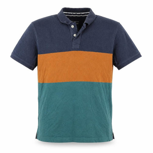 FatFace Mens Multicoloured Colourblock Cotton Polo Shirt XL