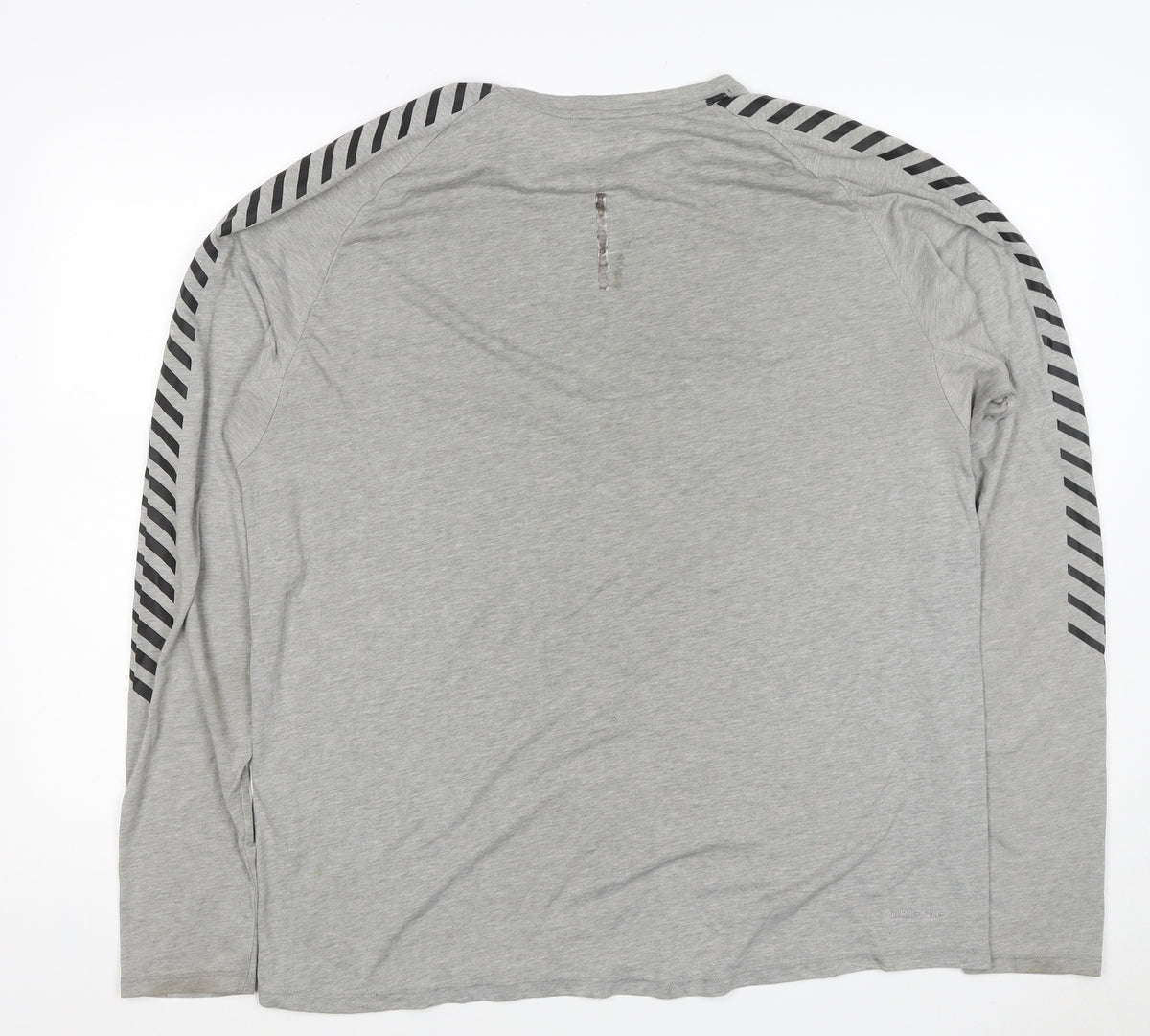 Nike Men’s Grey XL Dri-FIT Running Long Sleeve Logo T-Shirt