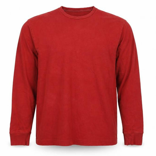 Gap Men's Red L Crew Neck Cotton Pullover Sweatshirt Long Sleeve