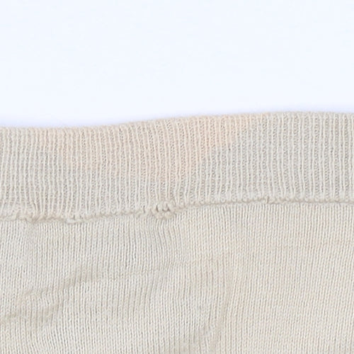 Polo Ralph Lauren Women Beige XS Pima Cotton V-Neck Button Cardigan