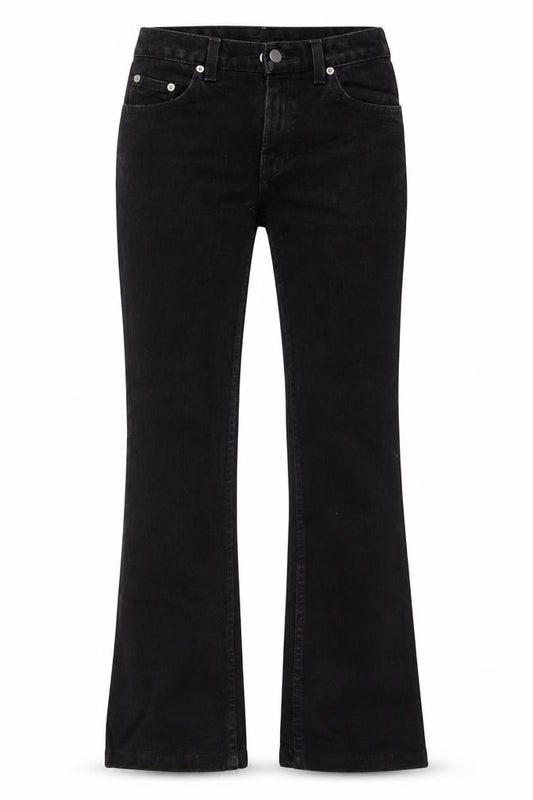 GAP Women’s Black UK 4 Long Bootcut 100% Cotton Denim Jeans