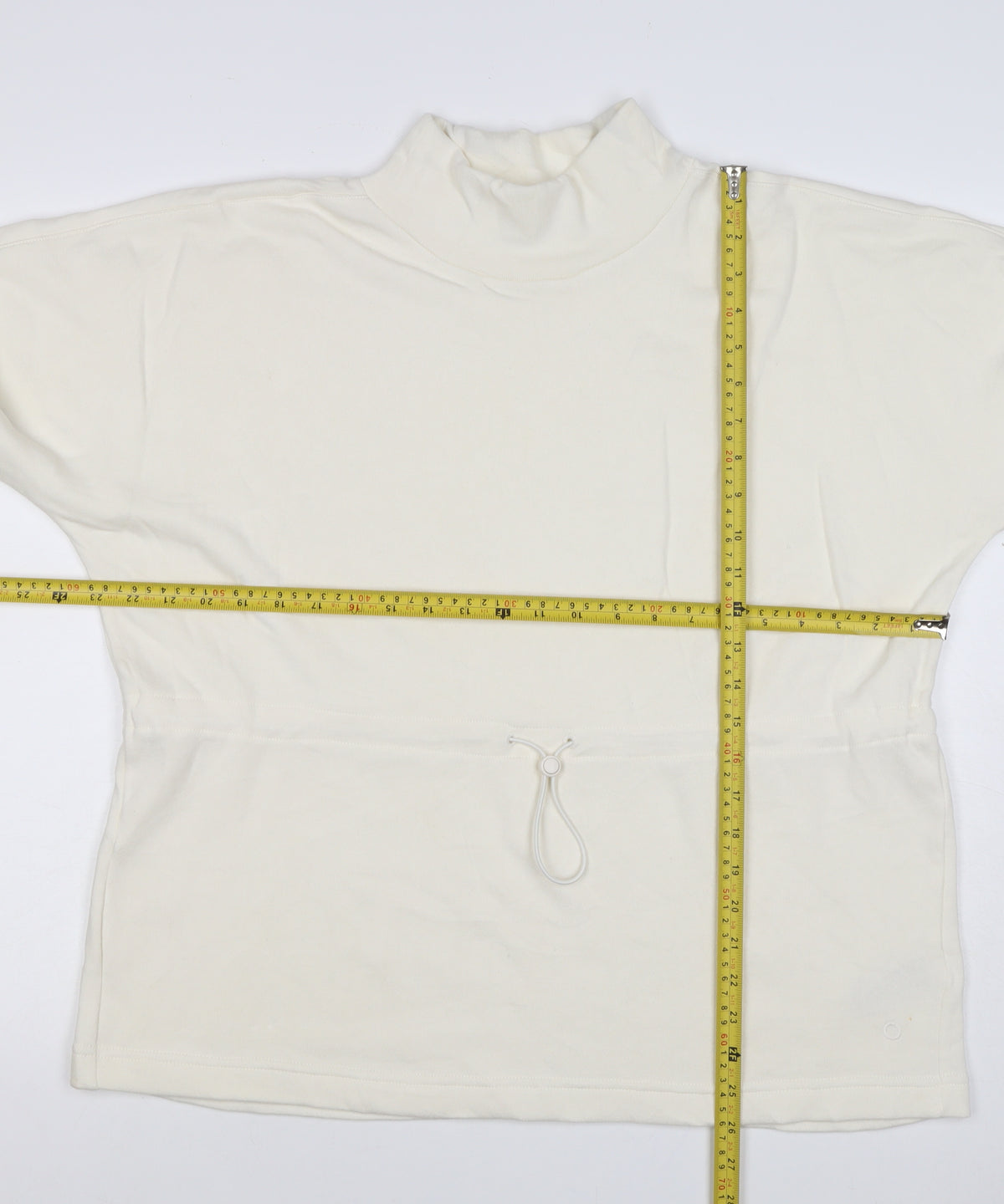 Brand and care label for M&S Goodmove Women’s Ivory UK 14 Pullover High Neck Sweatshirt