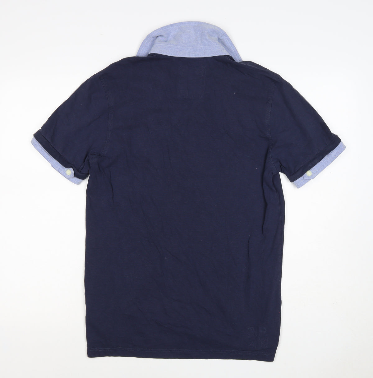 Crew Clothing Co Men’s Blue Small Embroidered Sports Club Polo Shirt