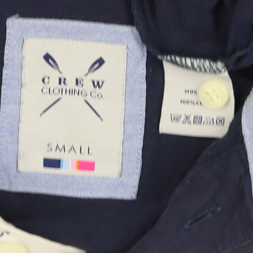 Crew Clothing Co Men’s Blue Small Embroidered Sports Club Polo Shirt