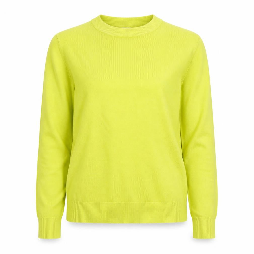 Marks & Spencer Women Yellow XS 95% Cashmere Crew Neck Pullover Jumper