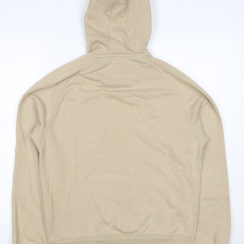 Folk Women’s Beige Size 12 Pullover Hoodie Cotton Blend Logo