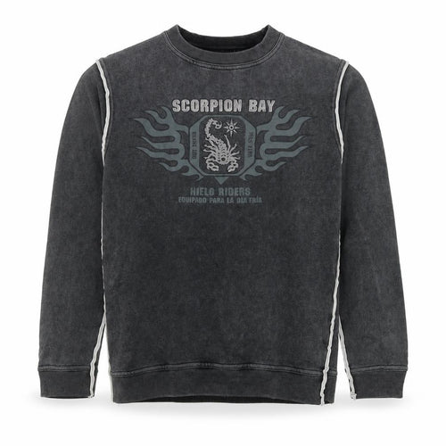 Scorpion Bay Boys Grey M Pullover Graphic Sweatshirt Long Sleeve