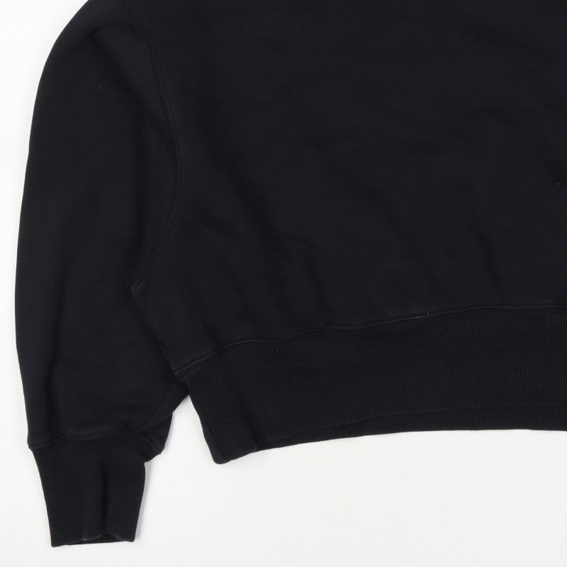 Additional view of Nike Women Black S Pullover Sweatshirt Crew Neck Logo Long Sleeve