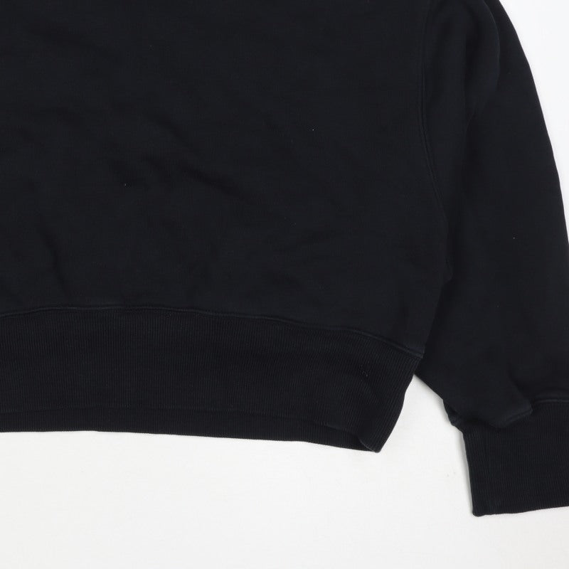 Additional view of Nike Women Black S Pullover Sweatshirt Crew Neck Logo Long Sleeve