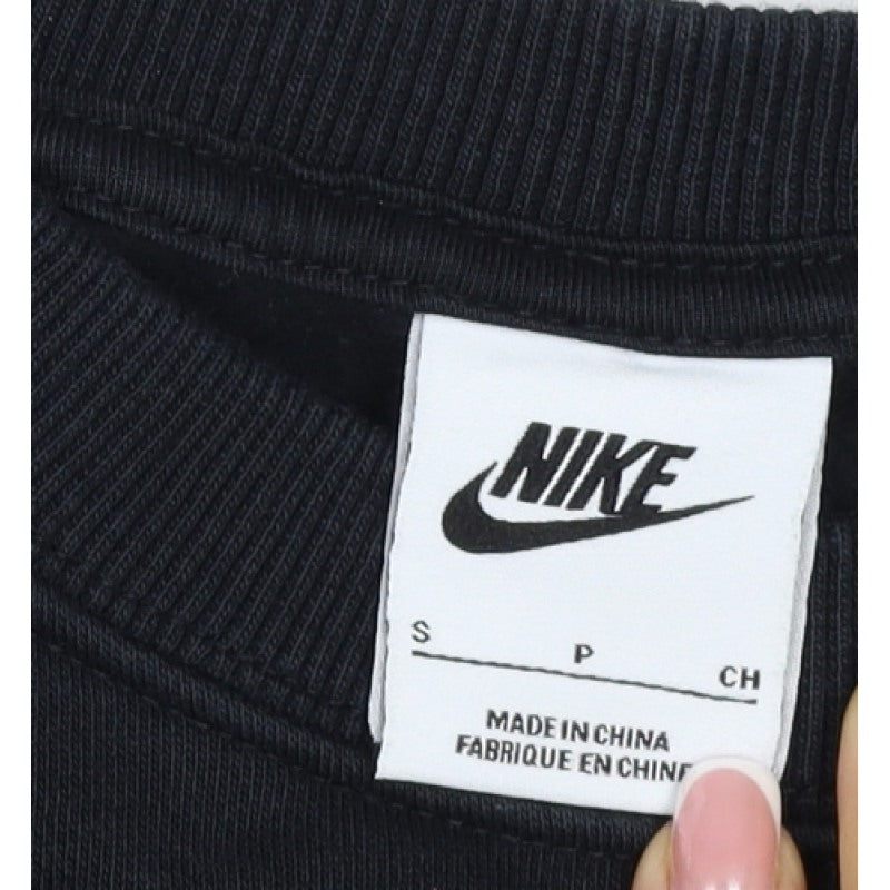 Additional view of Nike Women Black S Pullover Sweatshirt Crew Neck Logo Long Sleeve