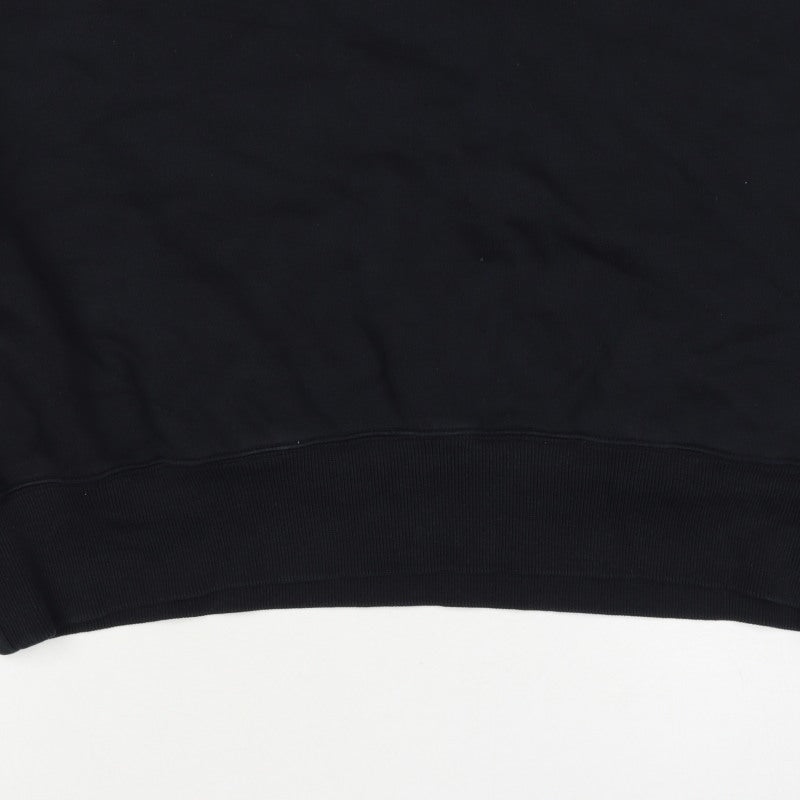Additional view of Nike Women Black S Pullover Sweatshirt Crew Neck Logo Long Sleeve