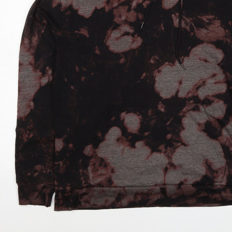 Additional view of boohooMAN Men’s Multicoloured Tie Dye Pullover Hoodie M Gothic