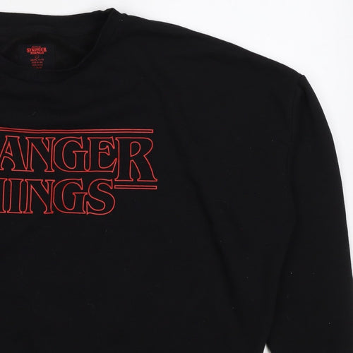 Netflix Stranger Things Women’s Black UK 16 Pullover Sweatshirt