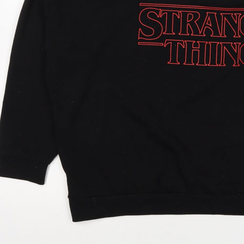 Netflix Stranger Things Women’s Black UK 16 Pullover Sweatshirt
