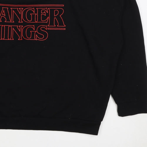 Netflix Stranger Things Women’s Black UK 16 Pullover Sweatshirt