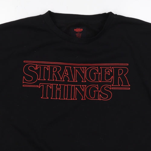 Netflix Stranger Things Women’s Black UK 16 Pullover Sweatshirt