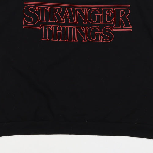 Netflix Stranger Things Women’s Black UK 16 Pullover Sweatshirt
