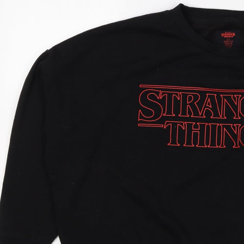 Netflix Stranger Things Women’s Black UK 16 Pullover Sweatshirt