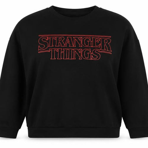 Netflix Stranger Things Women’s Black UK 16 Pullover Sweatshirt