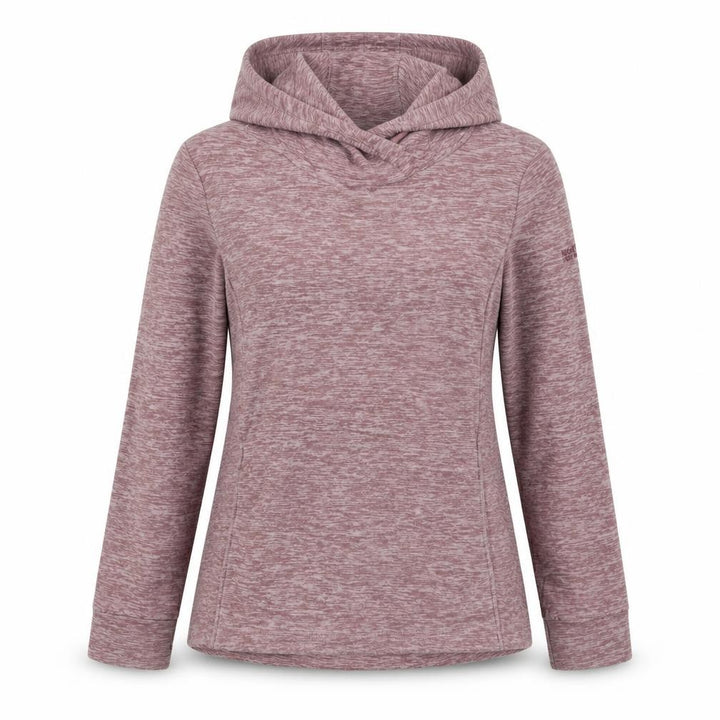 Regatta Women’s Pink UK 12 Marl Hooded Pullover Fleece Hoodie Pockets