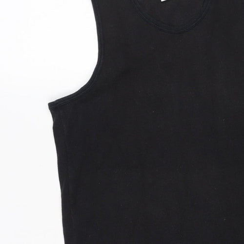 Lonsdale London Men's Black M Sleeveless Cotton Tank Top Vest