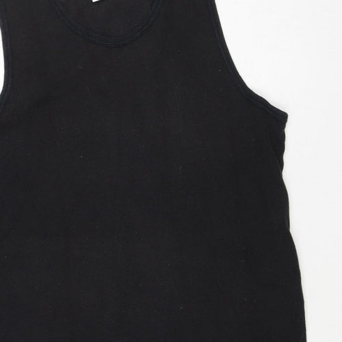 Lonsdale London Men's Black M Sleeveless Cotton Tank Top Vest