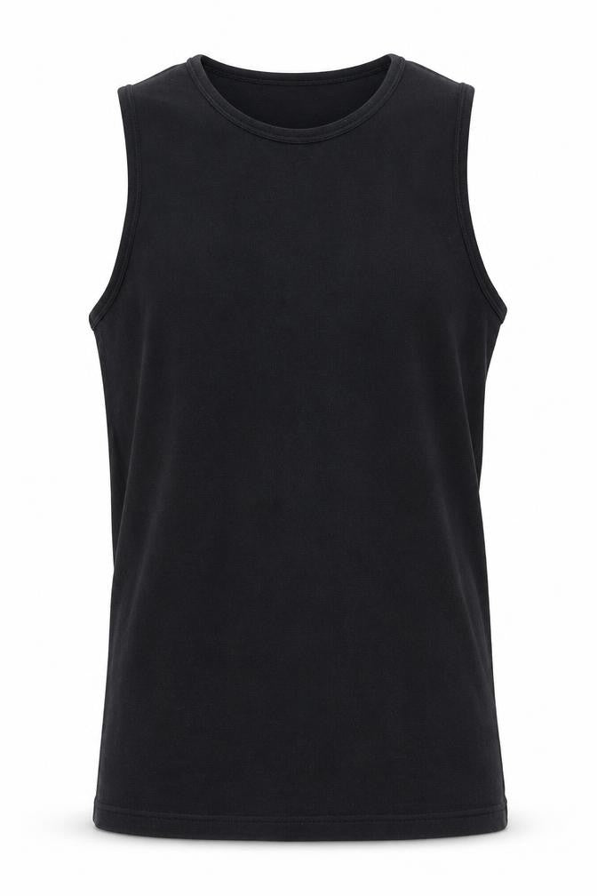 Lonsdale London Men's Black M Sleeveless Cotton Tank Top Vest