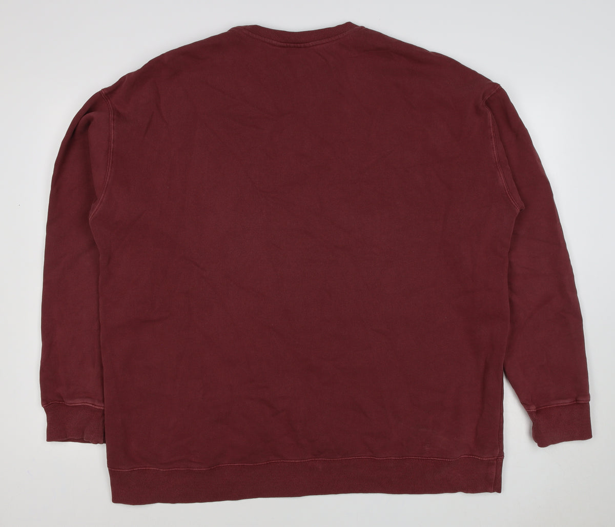 TOG24 Men’s Red 2XL Crew Neck Pullover Cotton Blend Sweatshirt