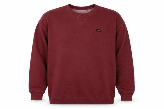 TOG24 Men’s Red 2XL Crew Neck Pullover Cotton Blend Sweatshirt