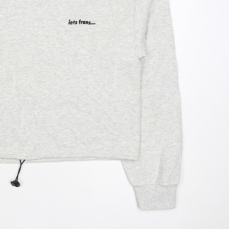 Additional view of lets frans... Women’s Grey S Pullover Crew Neck Logo Sweatshirt