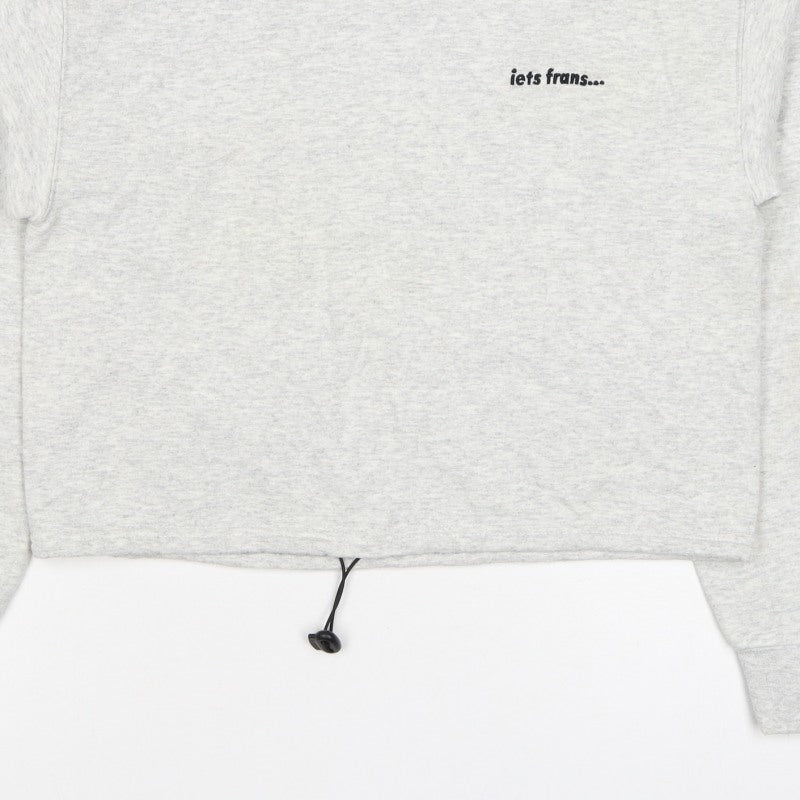 Additional view of lets frans... Women’s Grey S Pullover Crew Neck Logo Sweatshirt