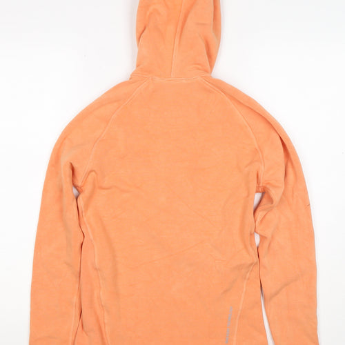 157 Women’s Orange S Full Zip Hooded Quick Dry Sports Hoodie