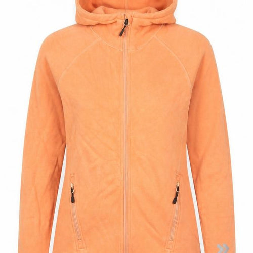 157 Women’s Orange S Full Zip Hooded Quick Dry Sports Hoodie