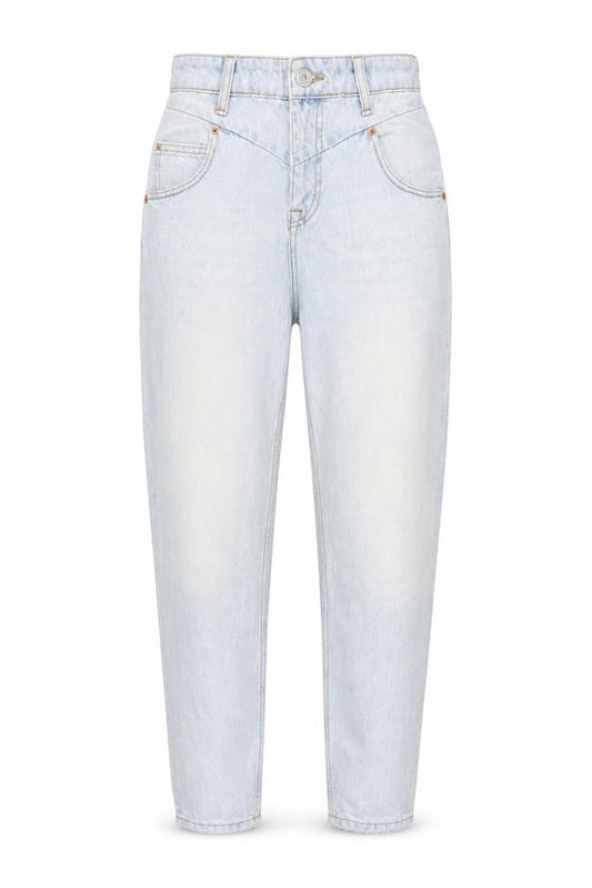 River Island Women Blue UK 6 High Rise Mom Tapered Jeans